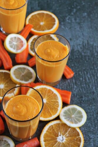 Gulerodssmoothie - Opskrift på antiinflammatorisk smoothie med gulerod