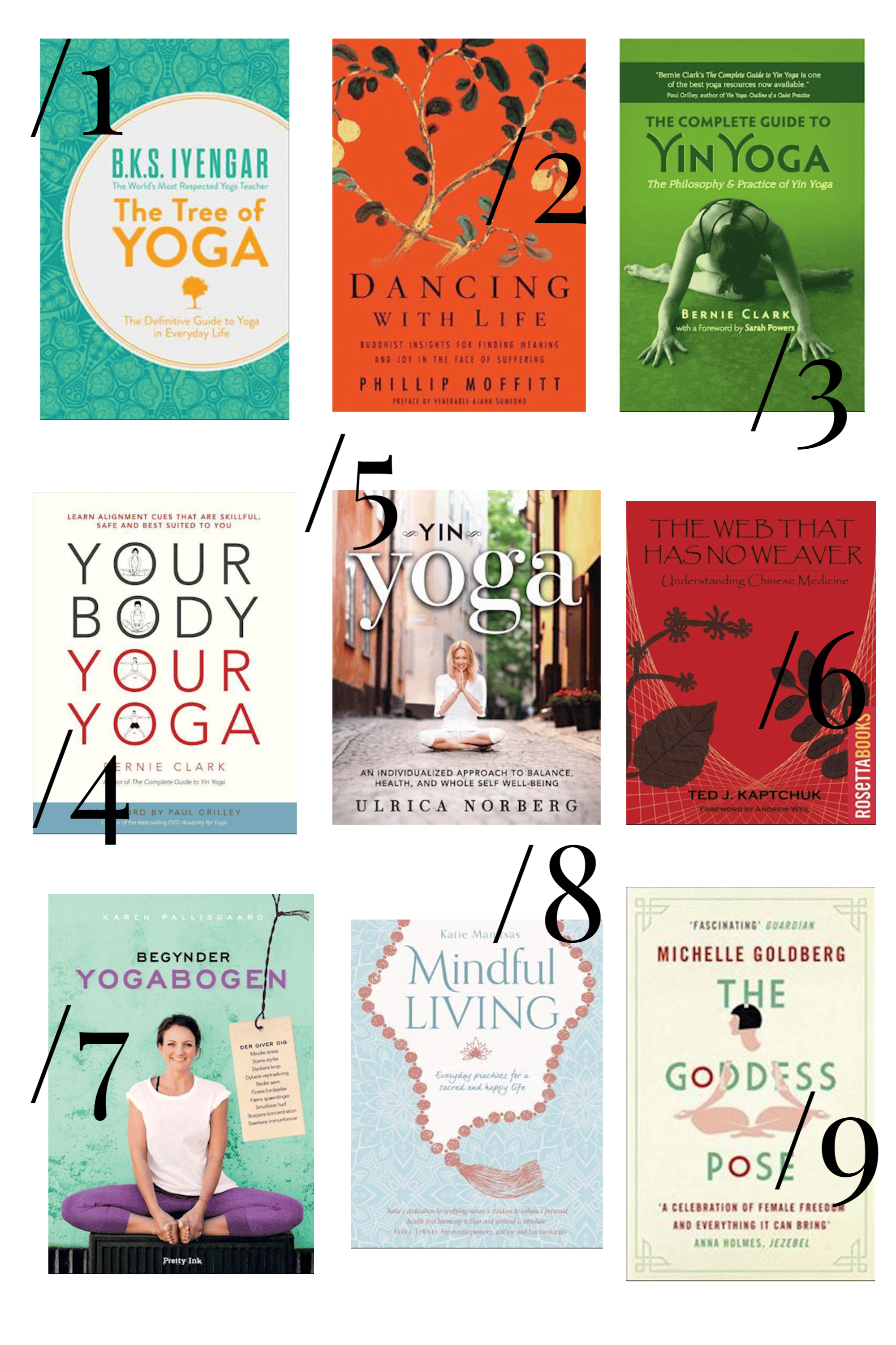 Bøger om mindfulness, meditation og Yin Yoga - Få inspiration på bloggen!