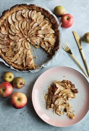 Sund æbletærte - Opskrift på lækker, glutenfri og sund æbletærte