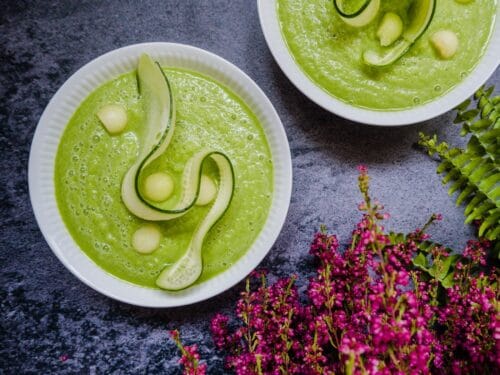 Grøn smoothie med agurk