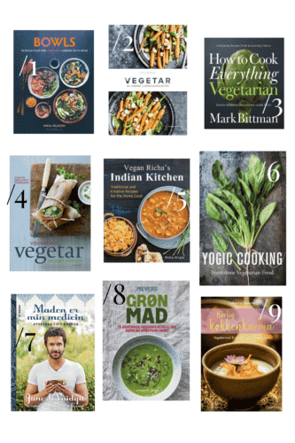9 eksempler på Vegetariske kogebøger