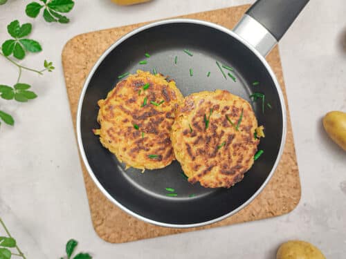 vegetariske kartoffelrøsti