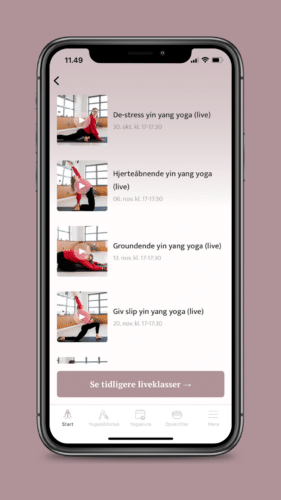 Cathrine Yoga appen